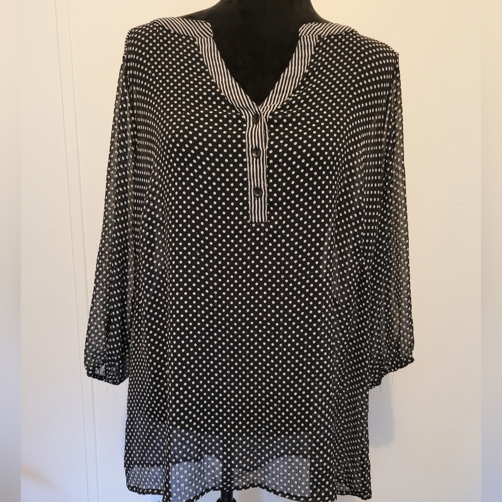 New Directions sheer top